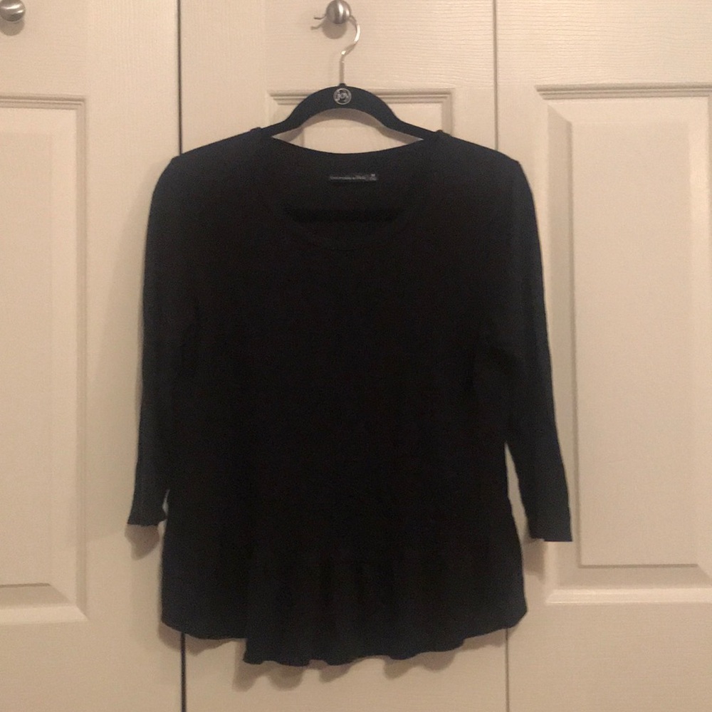 Abercrombie & Fitch black long sleeve shirt